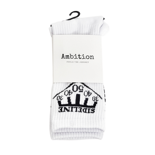 Sideline Crew Socks - Black