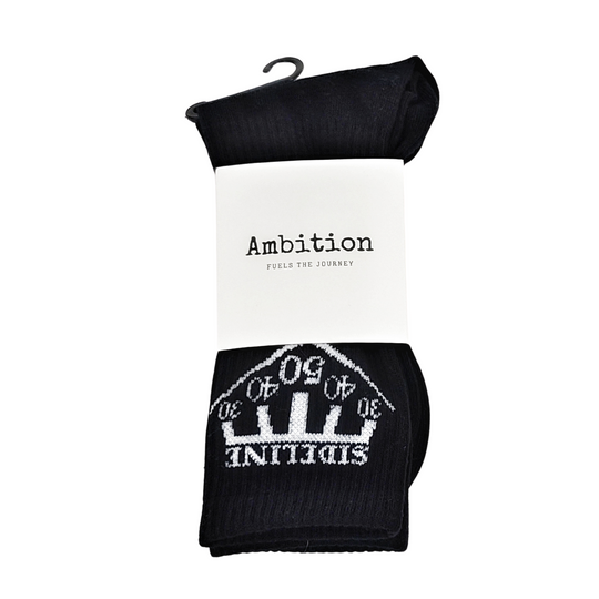 Sideline Crew Socks - White