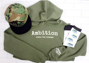 Ambition Crop Top (Army Green)