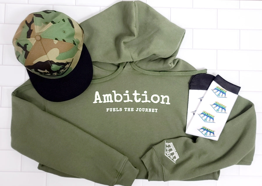 Ambition Crop Top (Army Green)