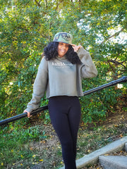 Ambition Crop Top (Army Green)