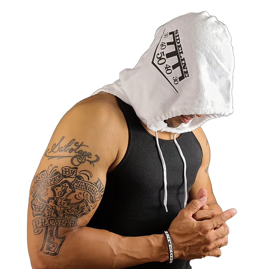 So Hoodie - White Paisley Detached Hood